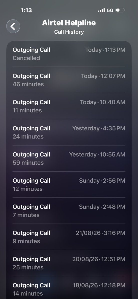 Sumanjha's tweet photo. @airtelindia @Airtel_Presence I have been calling you since 10th August. Prior to that I was interacting with your chatbot in the apps. It is over 3 weeks and several hours of repeated calls and still no resolution to my issue. I work from home and my internet is down for 3 weeks https://t.co/Lyh9JY4UhC