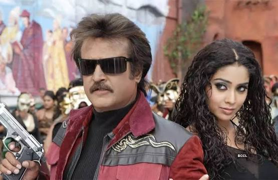 CineBarfi's tweet photo. The classic Sivaji: The Boss duo reunites 
for Dharman: The Deadly Doctor 🙈

#ShriyaSaran #SriyaSaran #Rajinikanth https://t.co/qTi8xrQAhk