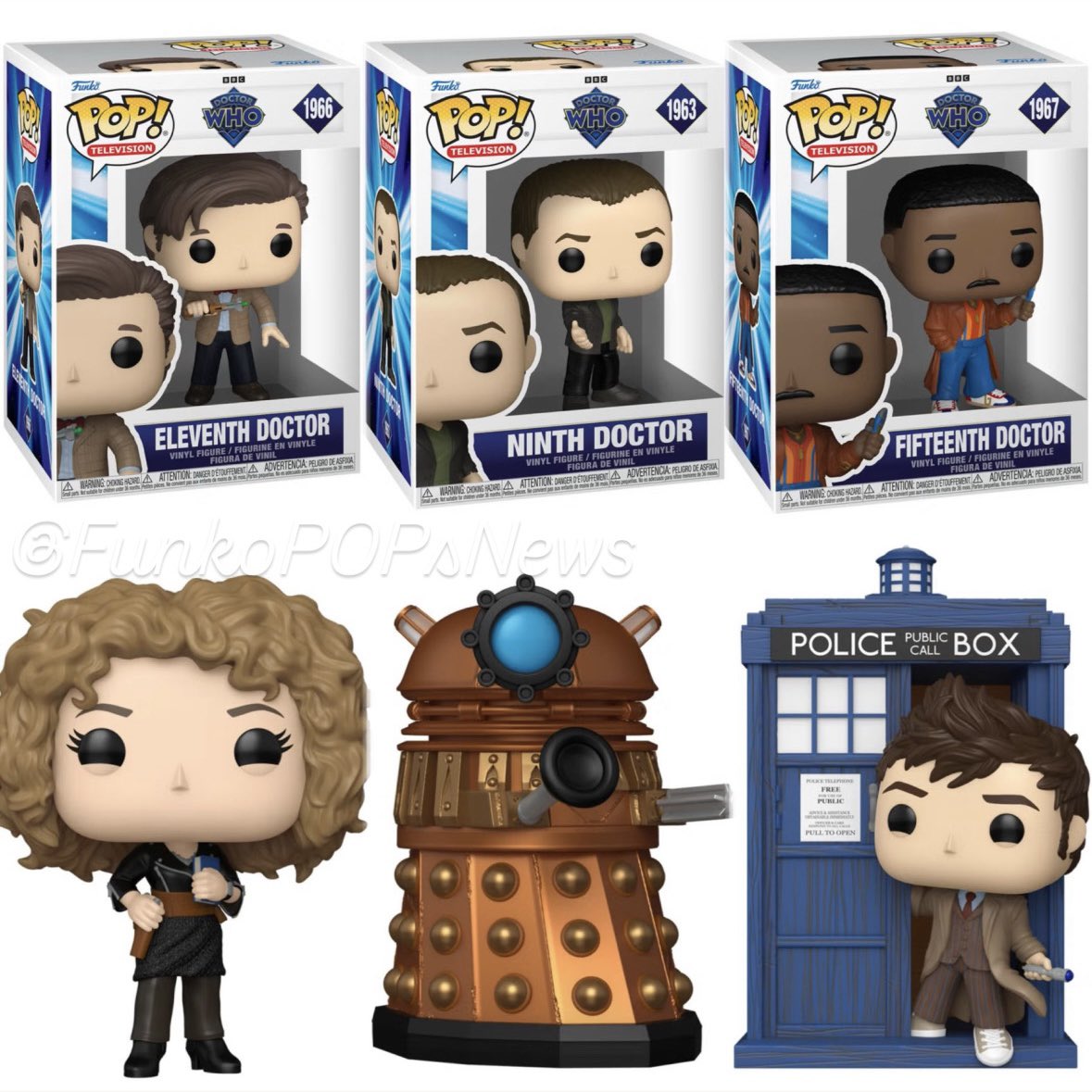 FunkoPOPsNews's tweet photo. First Look! Doctor Who Funko POPs!⏳🚀 All of time and space! The TARDIS is landing with an incredible new wave..

#FunkoPOPNews #DoctorWho #TARDIS #SciFi #BBC https://t.co/ouDoVM7OBq