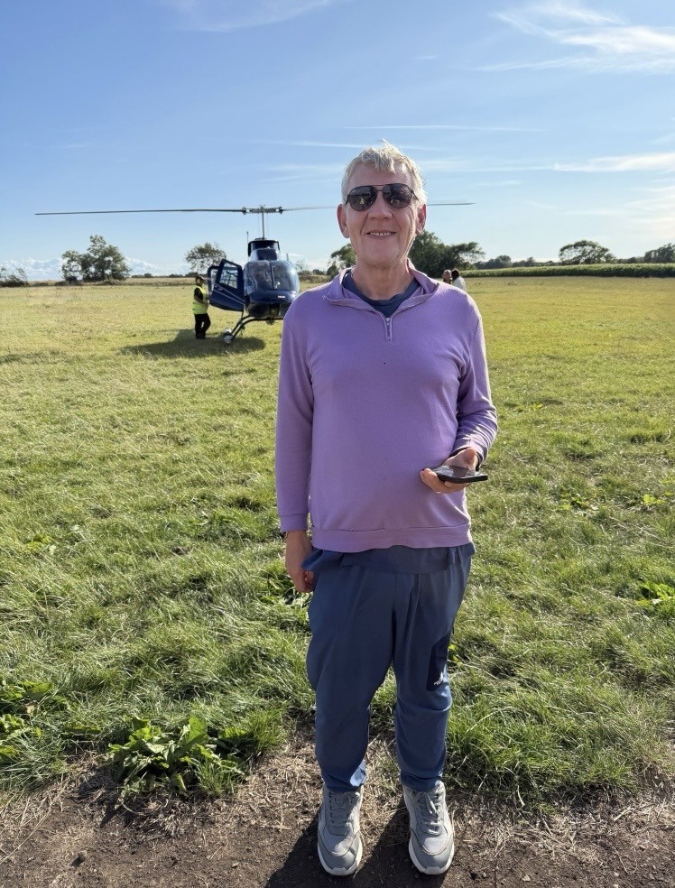 ExpectLtd's tweet photo. Gary arranged a helicopter ride with support from our Darrel Drive team and took to the sky from Formby all the way over the top of Blackpool Tower!
Gary said he really enjoyed his experience and the views.
His next target is to take to the sky again in a hot air balloon!! https://t.co/gqFM8SlPZy