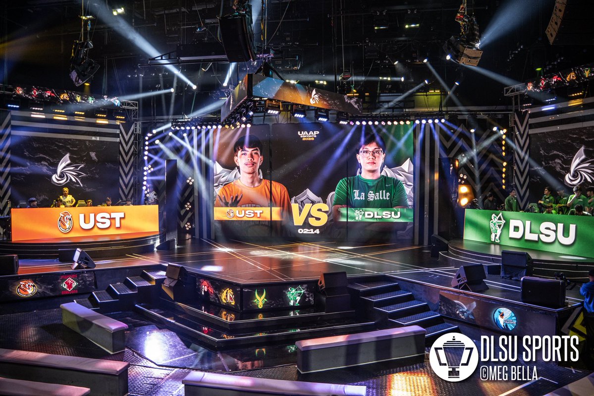 dlsusports's tweet photo. HAPPENING NOW: The DLSU Green Aces MLBB Team are blazing into action as they square off against the UST Teletigers Esports Team in the #UAAPSeason88 Esports MLBB Tournament.
#StrengthInMotionHppeInAction #AnimoGr88ness #GoLaSalle #AnimoLaSalle #DLSUSports https://t.co/CTmzDrUgeW