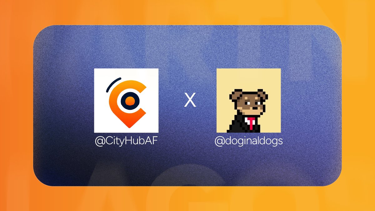 CityHubAF's tweet photo. Partnership announcement 

@CityHubAF X @doginaldogs

We are excited to announce our partnership with doginaldogs as one of our sponsors for Lagos Web3 Hangout.

This partnership brings together two communities with a shared vision of driving Web3 adoption, connection, and impact across Africa.

Welcome to the Hub, DoginalDogs. 🐕🔥