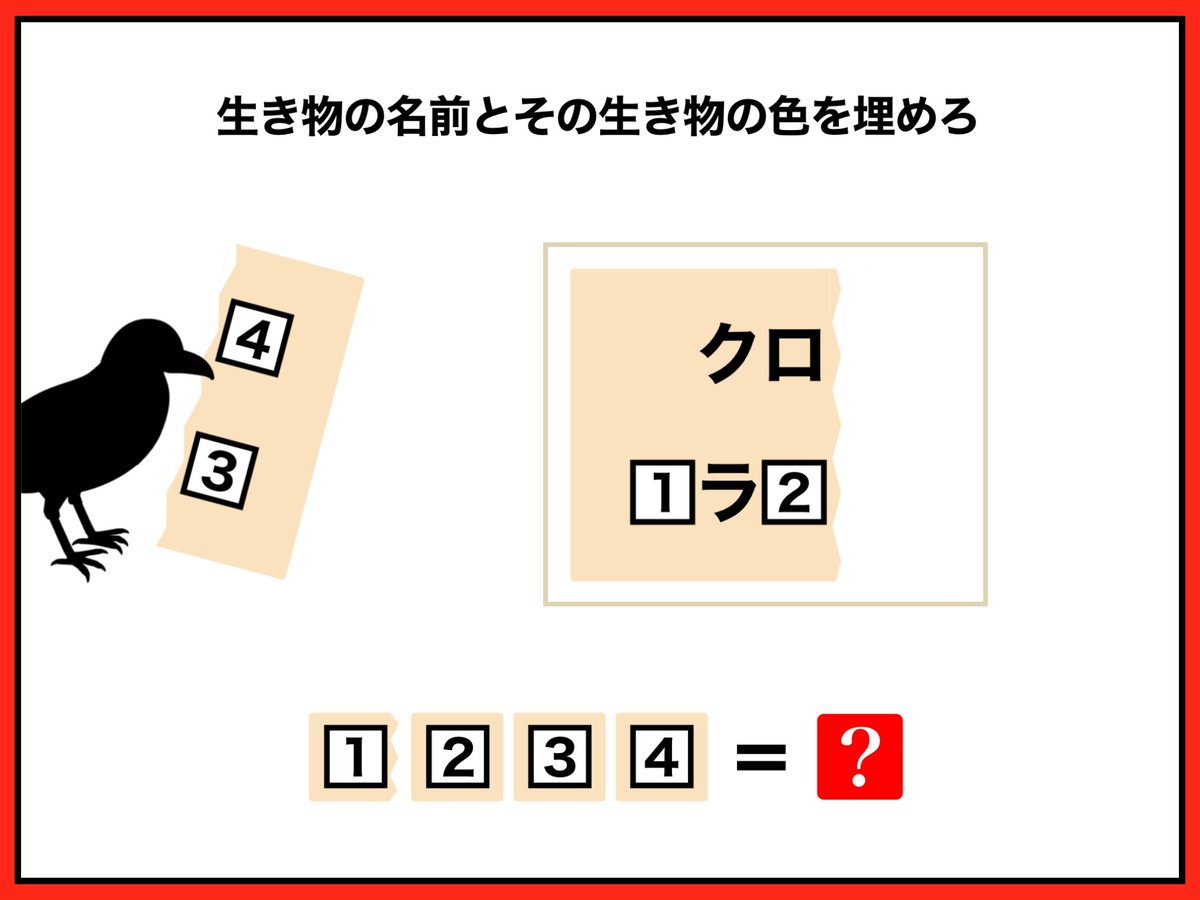 keromatukun0826's tweet photo. #気分謎
紙が破かれてしまった謎解きです https://t.co/HXgscFwwYt