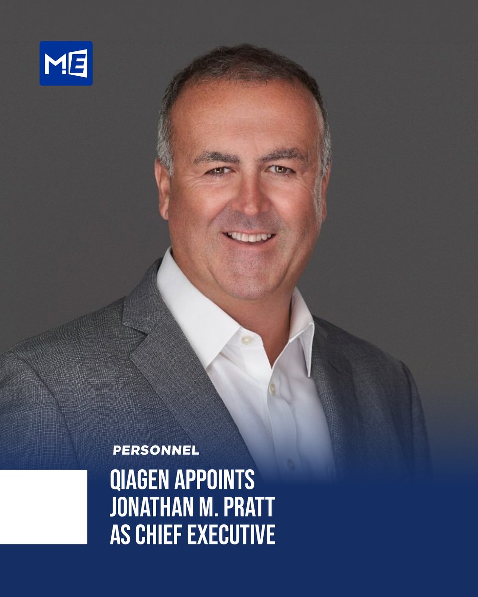 MedEdgeMEA's tweet photo. @QIAGEN has appointed Jonathan M. Pratt as CEO, bringing extensive healthcare and life sciences leadership experience to drive execution and growth.

#QIAGEN #JonathanPratt #CEOAppointment #LifeSciences #Diagnostics #MedTech #MedEdgeMEA https://t.co/0krwLC8luc