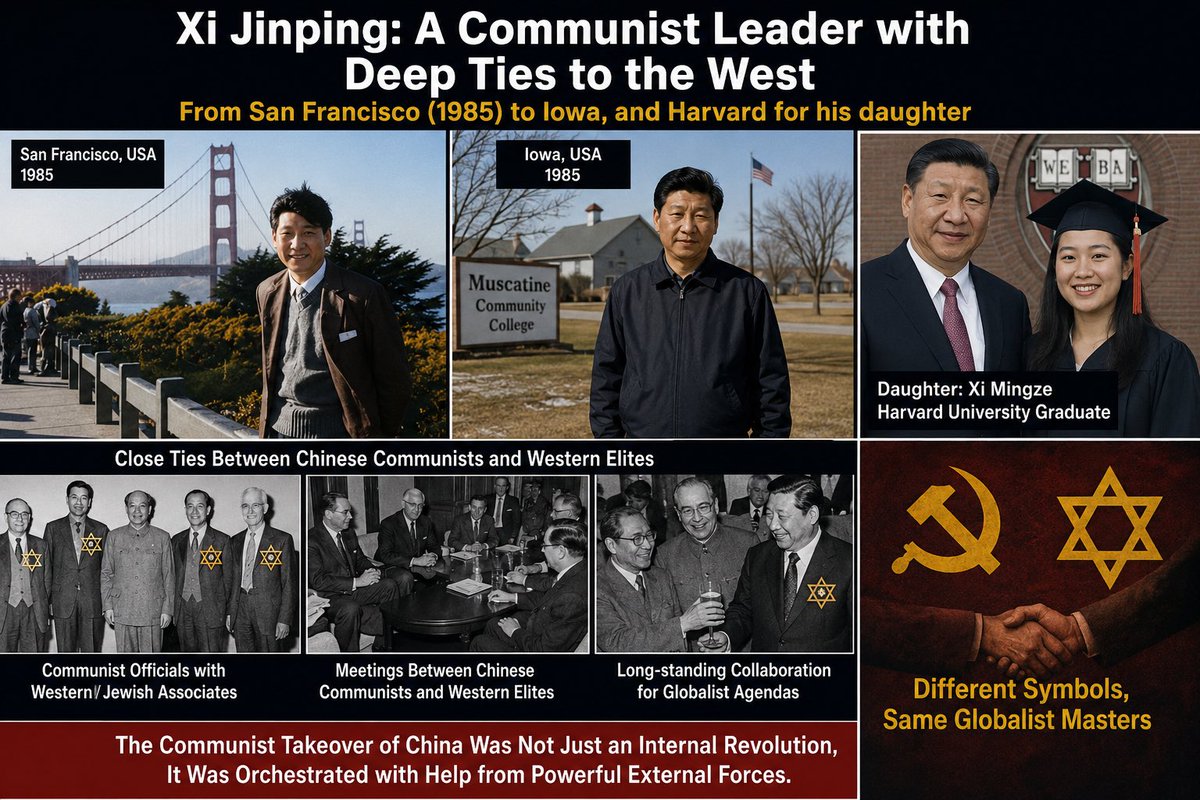 SilverxBirds's tweet photo. @Parodyjeffx @grok And yet, this shitty country has become the biggest ✡️ whore a mere puppet that turned its nation into a slave-labor "factory of the world," producing goods at rock-bottom prices for those ✡️ billionaires. https://t.co/akI8DGM6ZR