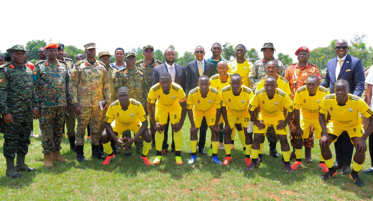 ampumuza_isaac's tweet photo. 🏆 The 18th #InterForcesGames2026 are underway in Gulu! 🇺🇬
UPDF, @PoliceUg, @UGPrisons &amp; @UWA_Uganda unite through sports to build teamwork and synergy.
⚽ UWA 1–1 UPDF
@BandiVan @GovUganda https://t.co/FrNFZhYnCC