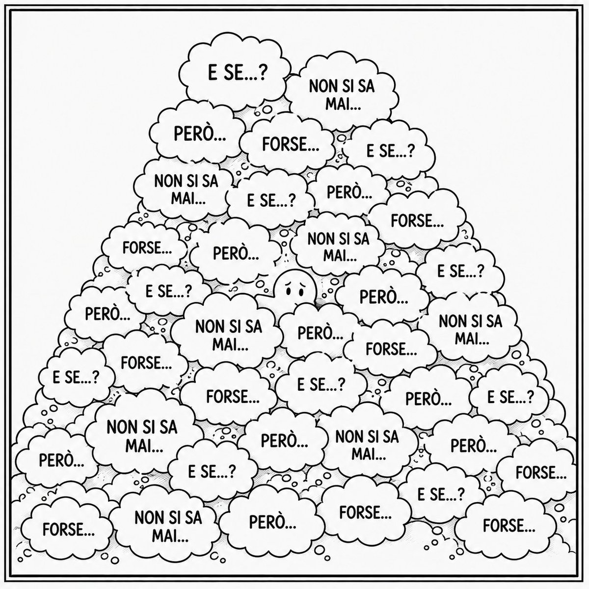 MonicaOrma's tweet photo. L’indecisione non evita una scelta... sceglie di lasciare tutto com’è.
https://t.co/tOhCdoIokc

#psicología #fumetto #pensiero #ossessioni #monicomio #psicostrategie https://t.co/TxaEhIc8M4