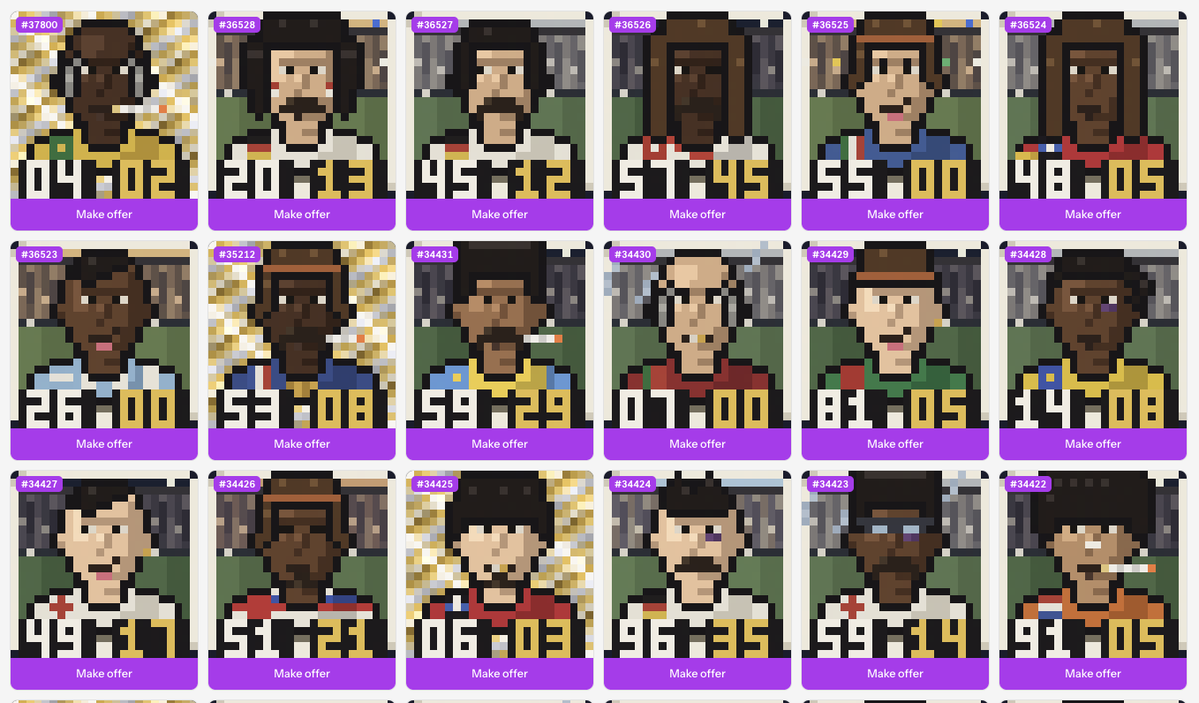 uTokenPro's tweet photo. 5 // some of the first collections, one week in. designed by artists, painted by the blockchain. one day these will be the antiques. the first collections at the dawn of a new meta, minted while nobody was watching.

µToken // 🌍🟣

👇 https://t.co/q1pFj1SF1A