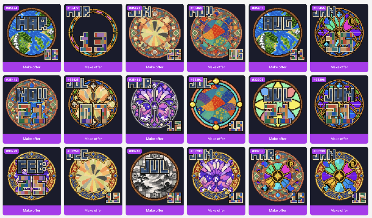 uTokenPro's tweet photo. 5 // some of the first collections, one week in. designed by artists, painted by the blockchain. one day these will be the antiques. the first collections at the dawn of a new meta, minted while nobody was watching.

µToken // 🌍🟣

👇 https://t.co/q1pFj1SF1A