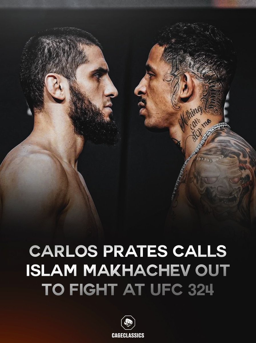 cageclassics_'s tweet photo. Carlos Prates eyes a big fight in New York

Prates tagged Islam Makhachev in his Instagram Story while sharing the UFC 334 poster for the event at Madison Square Garden. https://t.co/fml5AOutJI