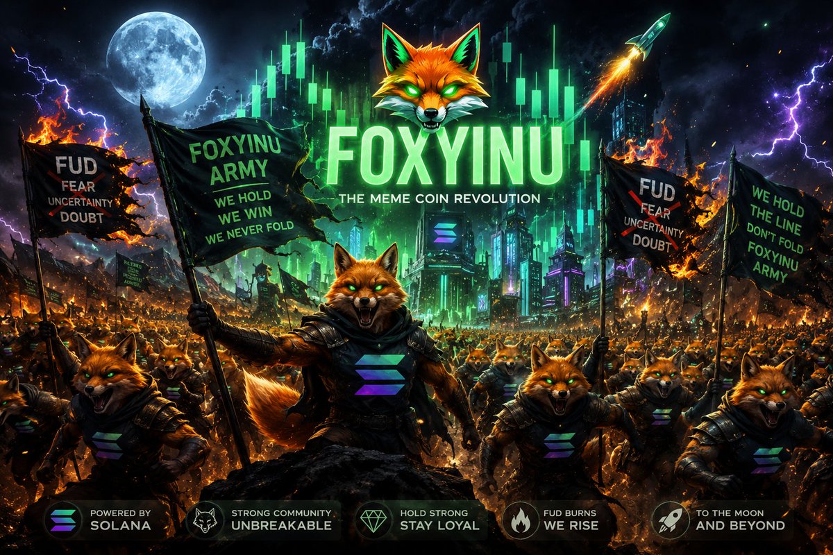 Mijanur660's tweet photo. FUD? WE EAT IT. 🦊🔥
Doubt? WE IGNORE IT.
Weak hands? THEY’RE ALREADY GONE.
THE FOX ARMY IS MOVING.
FOXYINU DOESN’T FOLD. WE HOLD THE LINE. 🚀
#FOXYINU #sol #meme https://t.co/FS6fB7jzoe