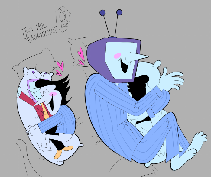 grappodango's tweet photo. very old stuffe! spamtenna and asriel. i swear to god if anyone mentions Tenna's feet https://t.co/IT2chAtjGn