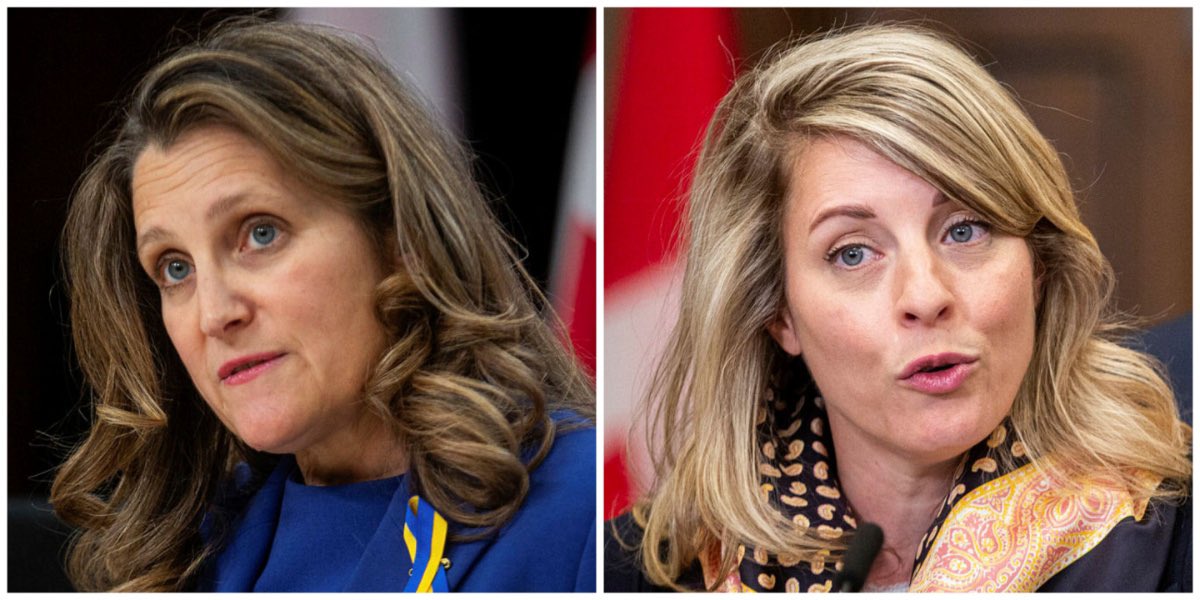 SilverxBirds's tweet photo. @georgegalloway Shitty British Masonic-Marxist-Communist-Khazar empire 🇬🇧🇨🇦🇦🇺🇳🇿🤝✡️🇺🇦🇵🇱🏳️‍⚧️ orchestrated World War II, and now it’s starting all over again.

Two fake-blonde sluts 🇺🇦 who looted Canada 🇨🇦 for the benefit of their shitty nation 🇮🇱. https://t.co/QgyX88B74n