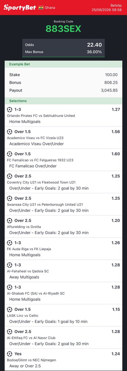 crissodds's tweet photo. 20+ Odds 🎉🥂

Code : 883SEX

Good luck 🍀👍 
Drop your momo number and retweet https://t.co/9xEj5vmudO