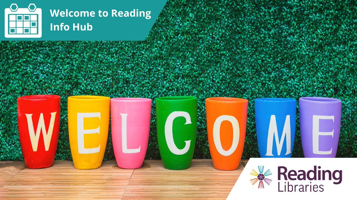readinglibrary's tweet photo. Join us at Central Library for the Welcome to Reading Info Hub on Saturday 29th August from 11am to 1pm. Find out about services and activities in the area. Our friendly hosts are available to chat, free refreshments provided. Located at the Civic Centre, Bridge Street, RG1 2LU. https://t.co/rxOrSxVlSR