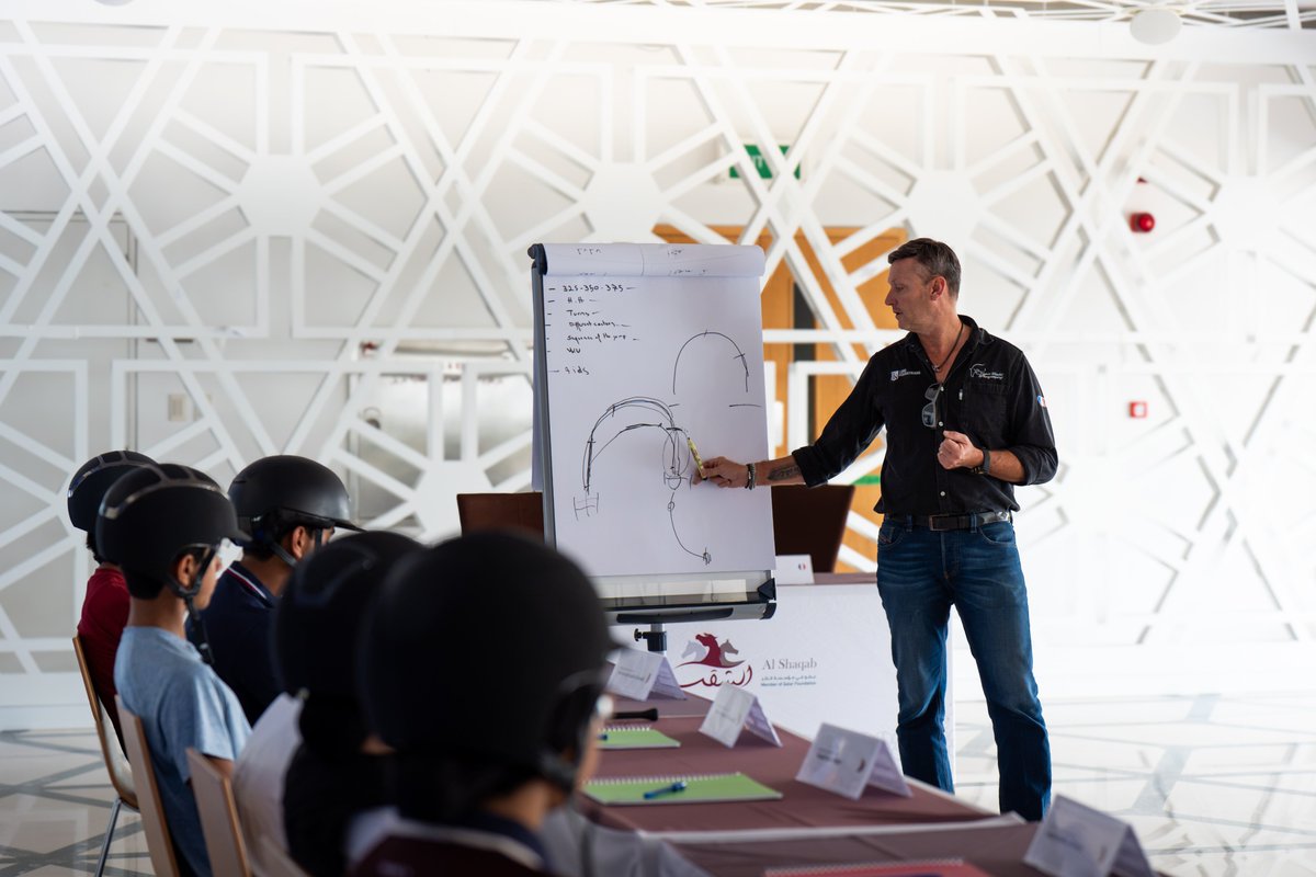 AlShaqab's tweet photo. لقطات من معسكر الشقب المتقدم. 🐎
لحظات من التعلم، التدريب والتطور.
Highlights from the Al Shaqab Advanced Camp. 🐎
A look back at moments of learning, training, and progress.
#AlShaqab https://t.co/SAYCUDiXbD
