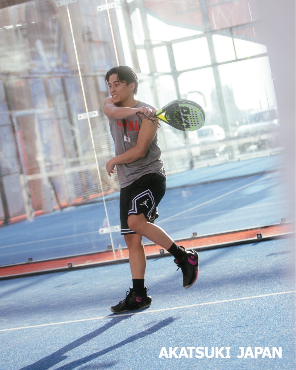 JAPAN_JBA's tweet photo. 長旅を終え、チームは少しリフレッシュ🏸🎾

#AkatsukiJapan #日本一丸 https://t.co/shHRB8OfBn