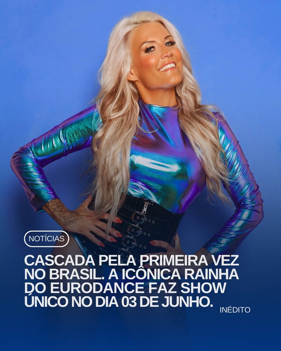 09Geizon's tweet photo. É OFICIAL! 💙

Pela primeira vez em solo brasileiro, a icônica CASCADA chega ao palco para um show exclusivo na maior edição da  Summer EletroPride 🌈 — trazendo ao vivo os hinos que amamos e que fizeram as pistas do mundo inteiro ferverem.

Vocês pedi... https://t.co/rZgHbP8iHD