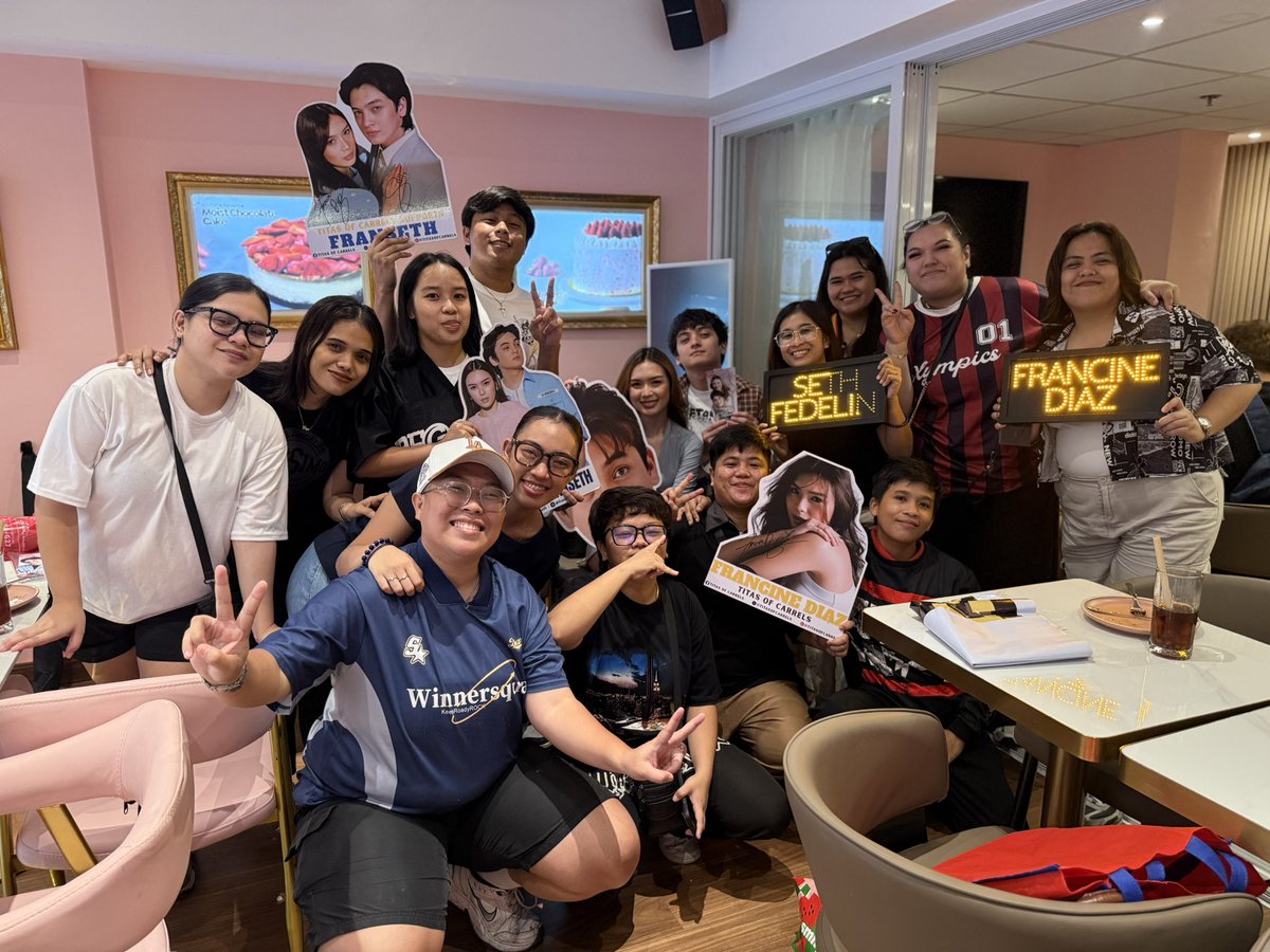 ofc_iwant's tweet photo. The sweetest moments are even sweeter when shared!🎂😍
See some sweet kilig moments with Baby Cakes & Muffin from today's special bonding to remember with the cast, creator and supporters.
#ACakeToRemember Part 1 coming this August 28 and Part 2 on September 04 exclusively on iWant!
Subscribe Now to Watch! https://t.co/Su75BXrh60
#FranSeth #microdrama #iWant