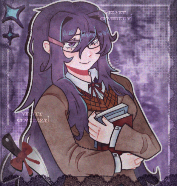 velvetcemetery's tweet photo. Yuri !!

[ #ddlc , #fanart ] https://t.co/R1jvZ49dMU