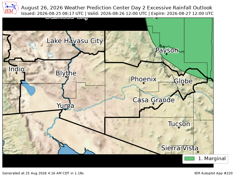 AMNZ2024's tweet photo. WPC issues Day 2 Marginal Risk Excessive Rainfall Outlook at Aug 25, 8:17z for PSR https://t.co/abbx63HJ5l https://t.co/OnTyQ1z8Lb