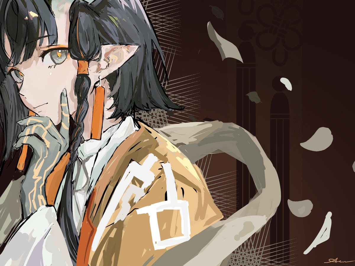 sugarysickness's tweet photo. dajie doodle.... #Arknights #明日方舟 https://t.co/9aEPrA1Way