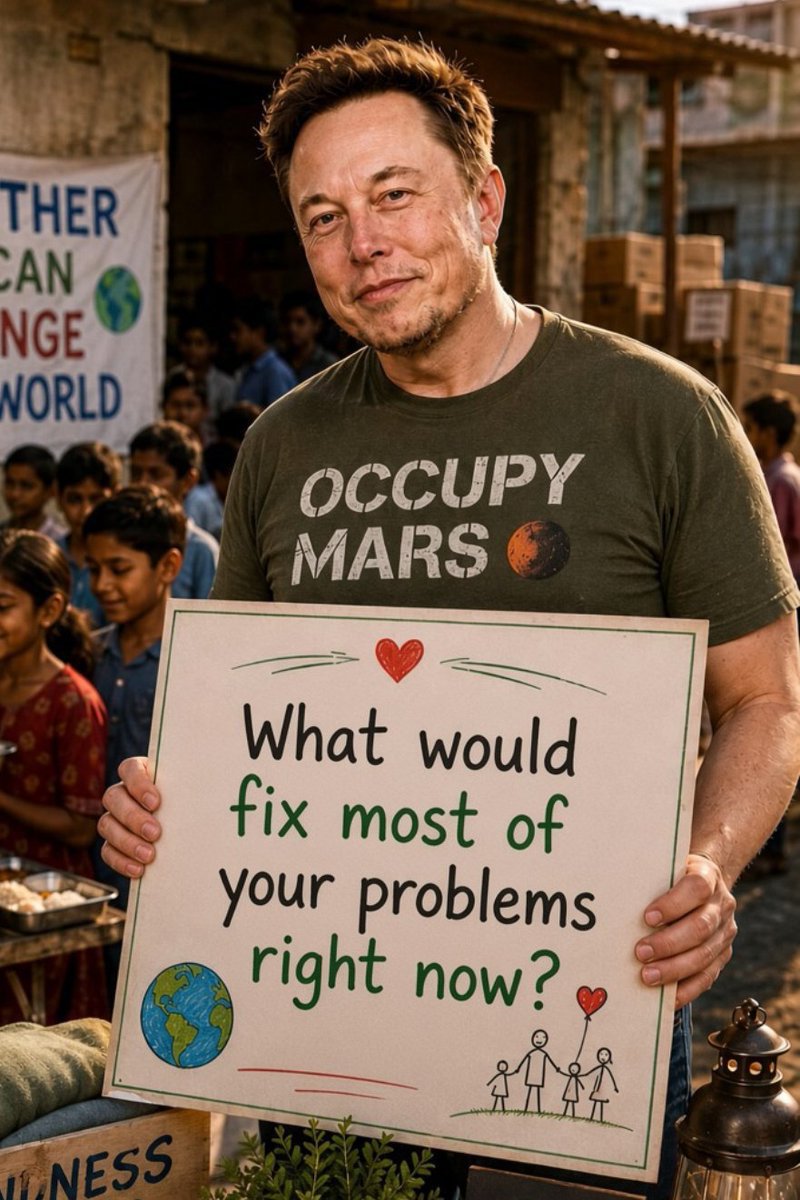 RealTalkX5's tweet photo. What would fix most of your problems right now?

A. $10M cash

B. Full health reset

C. Move to Mars

D. Unlimited Grok access

E. True peace https://t.co/Flv0QxhUFy