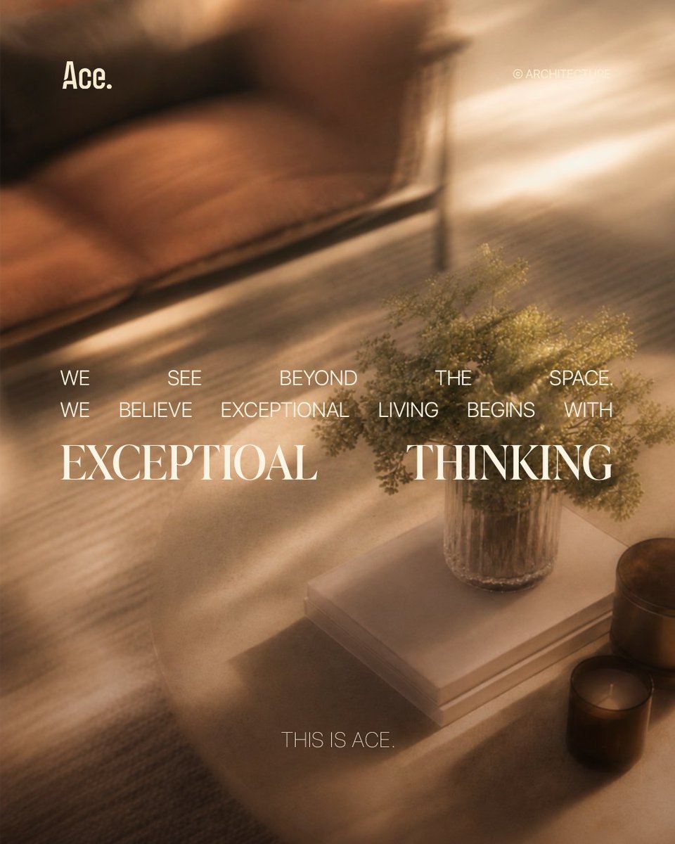 Acea_sa's tweet photo. At Ace Architect, we bridge exterior scale with interior prestige to craft spaces that speak before you do.

من عظمة المعمار إلى رفعة المسكن، نهندس مساحاتٍ تسبقك بالحديث عن مقامك. https://t.co/Ak1IF7NHc2
