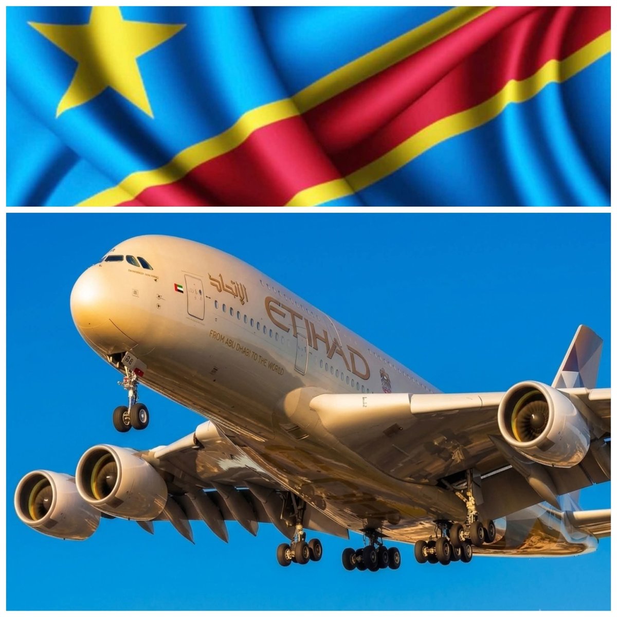 _vozkan's tweet photo. @emirates 3 Şubat 2027'den itibaren Dubai ile Kinshasa arasında aktarmasız uçuş planlıyor.

@etihad ise 18 Mart 2027'den itibaren Kinshasa'ya hizmet vermeyi planlıyor. 

Birkaç ay içinde Birleşik Arap Emirlikleri'nin iki büyük havayolu şirketi RDC'deki varlıklarını güçlendiriyor.