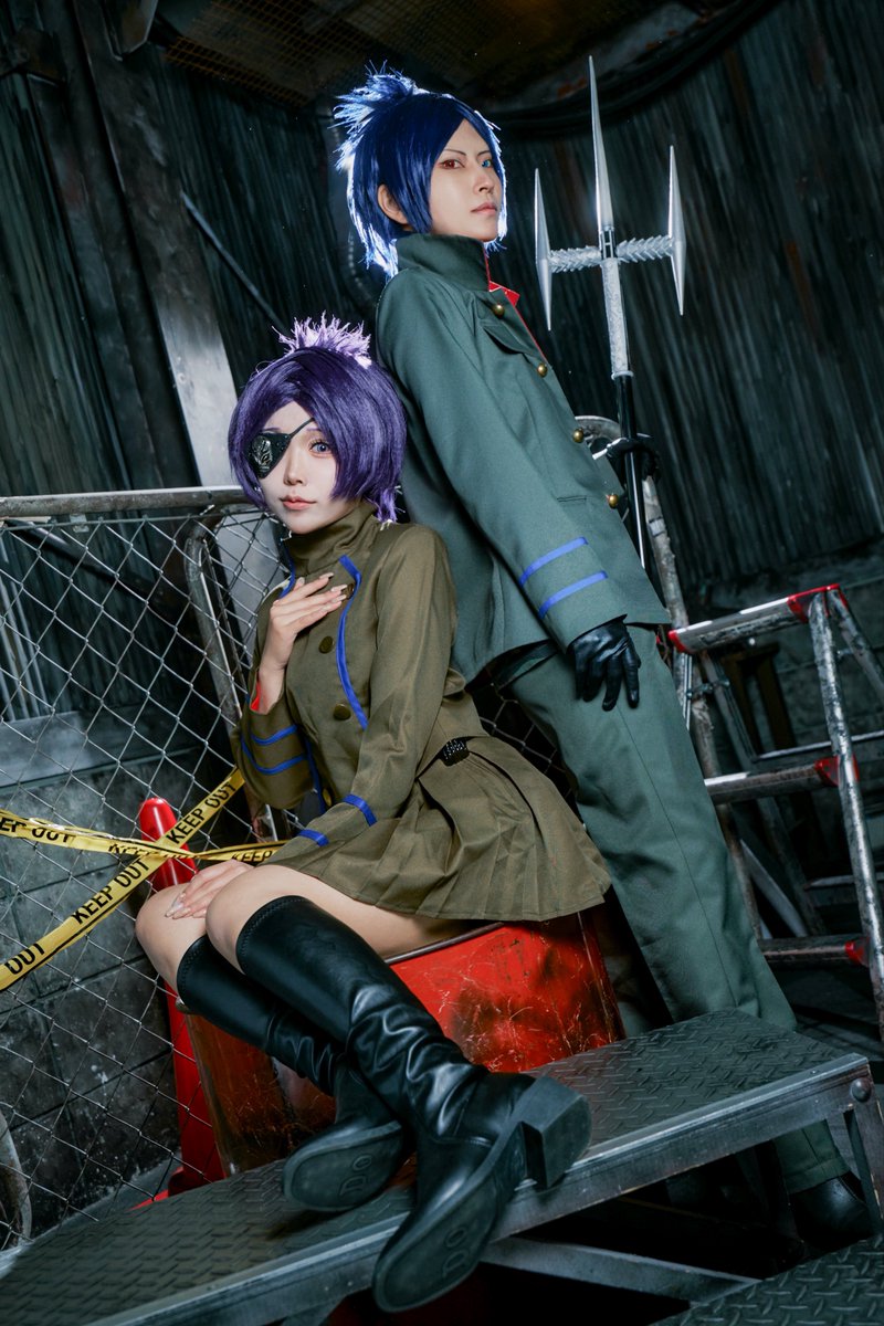 Rei114340's tweet photo. 【⚠️コスプレ/ Cosplay】

家庭教師ヒットマンREBORN！
六道 骸@yori_0w0 
クローム・髑髏 https://t.co/UFewFcE2Su