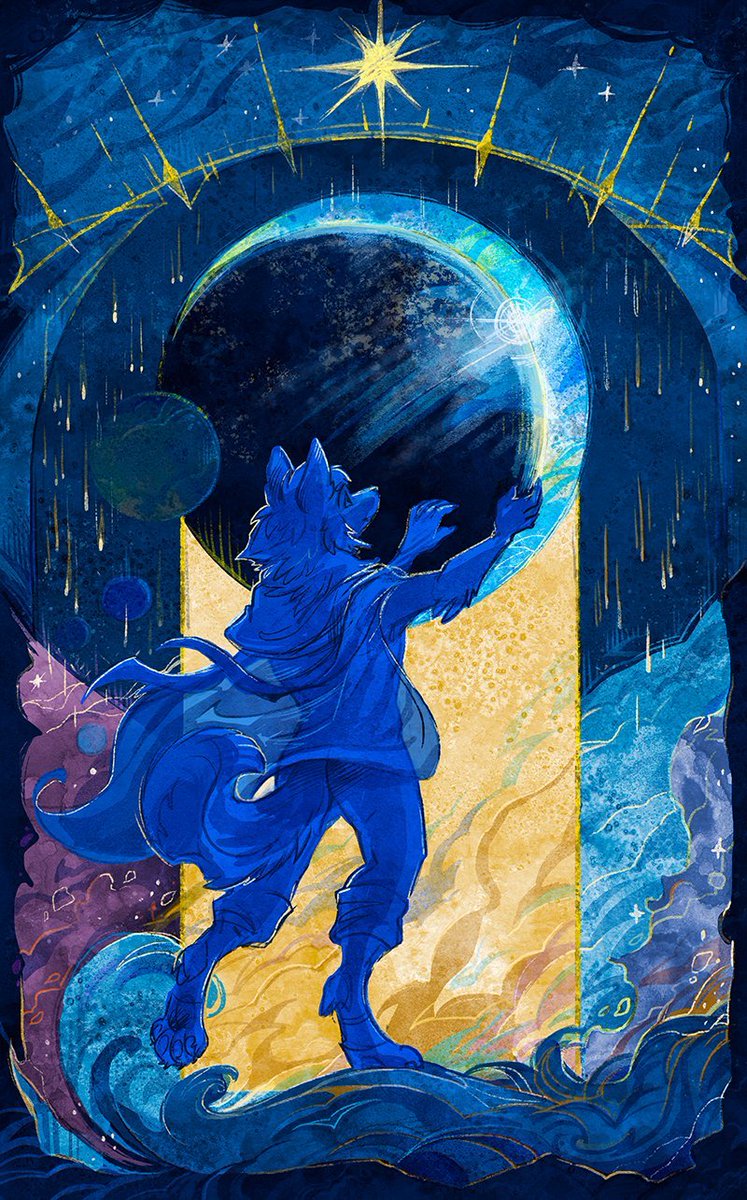 Taski_Guru's tweet photo. Space themed old artworks
(with placeholders, all closed)
ychs similar to this are in the process 
✨💫🌘🪐☄️🌙🌟🌌⭐
#anthro #furry #furryart #unicorn #astroart https://t.co/OBUeQqPCqn