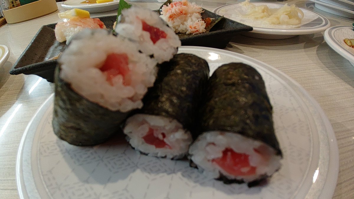 shiponP's tweet photo. まぐろ！ #はま寿司 #愛子 (@ はま寿司 仙台愛子店 in 仙台市, 宮城県) https://t.co/2abnseqJOq https://t.co/fjKu40vBqL