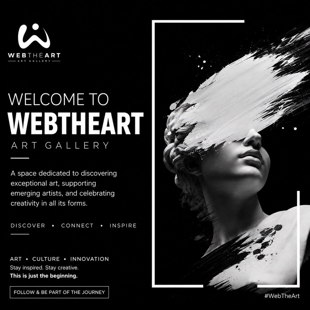 aaron_gonzaalez's tweet photo. Something new is being created for the art community. 👀🎨
Meet @WebTheArt — discover, connect &amp; inspire.
Follow @WebTheArt 🖤 https://t.co/sp5o2n1iEp