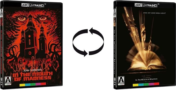 PhysMediaHQ's tweet photo. 🇨🇦 DEAL ALERT: In the Mouth of Madness 4K! John Carpenter's Lovecraftian classic hits native 4K with Dolby Vision. Arrow, Save 33% off list
 
Shop the Deal - https://t.co/ySGbBZP5Dl
 
#PhysicalMedia #4KBluray #ClassicHorror
 
https://t.co/mXanVIl9In https://t.co/RWJ7lYbkuC