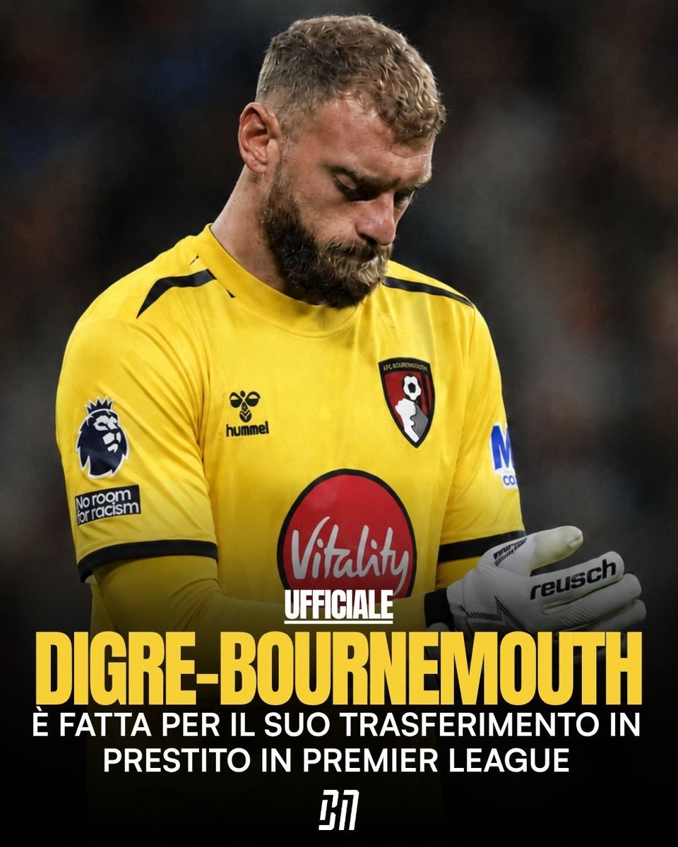 ilbianconerocom's tweet photo. 🚨 UFFICIALE: Di Gregorio al Bournemouth.

Prestito fino al 2027:
💰 1,3M + 0,8M bonus

Possibilità di acquisto definitivo:
💰 12,7M + 1,5M bonus https://t.co/H70Y3Z6l0t