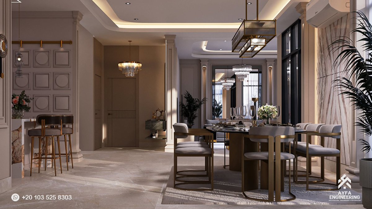 AyfaEngineering's tweet photo. Designed for refined dining. Defined by timeless elegance. 📷

𝐀𝐘𝐅𝐀 | آيفا

📷 +20 103 525 8303
📷 [info@ayfaengineering.com]

#DiningRoom #LuxuryInteriorDesign #InteriorArchitecture #LuxuryInteriors https://t.co/22xykSntpL