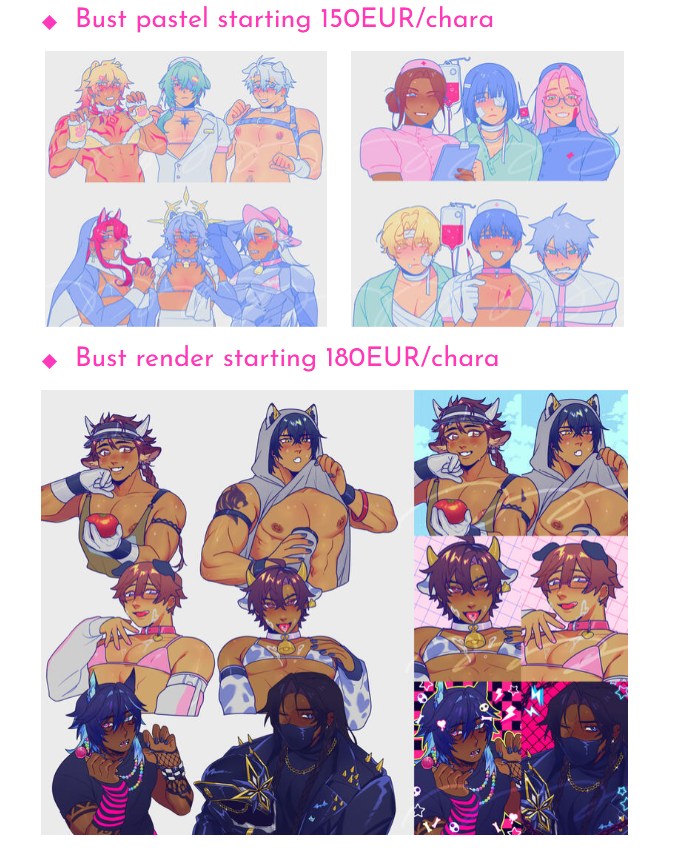 shizuyumee's tweet photo. Hello ! I'm taking 2 slots of comm' please check out the link  below 🥹 https://t.co/jO8MAQJKI5