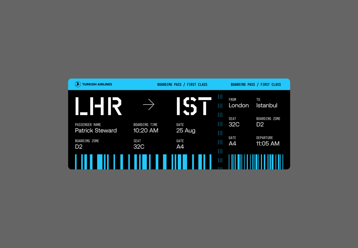 olegcoada's tweet photo. Having some fun with a boarding pass design exploration as a little warm-up. https://t.co/Uia9wxuPxA