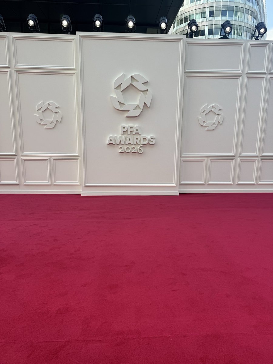 PFA's tweet photo. We’re all set on the 2026 PFA Awards red carpet 🏆 https://t.co/9hytRhznCA