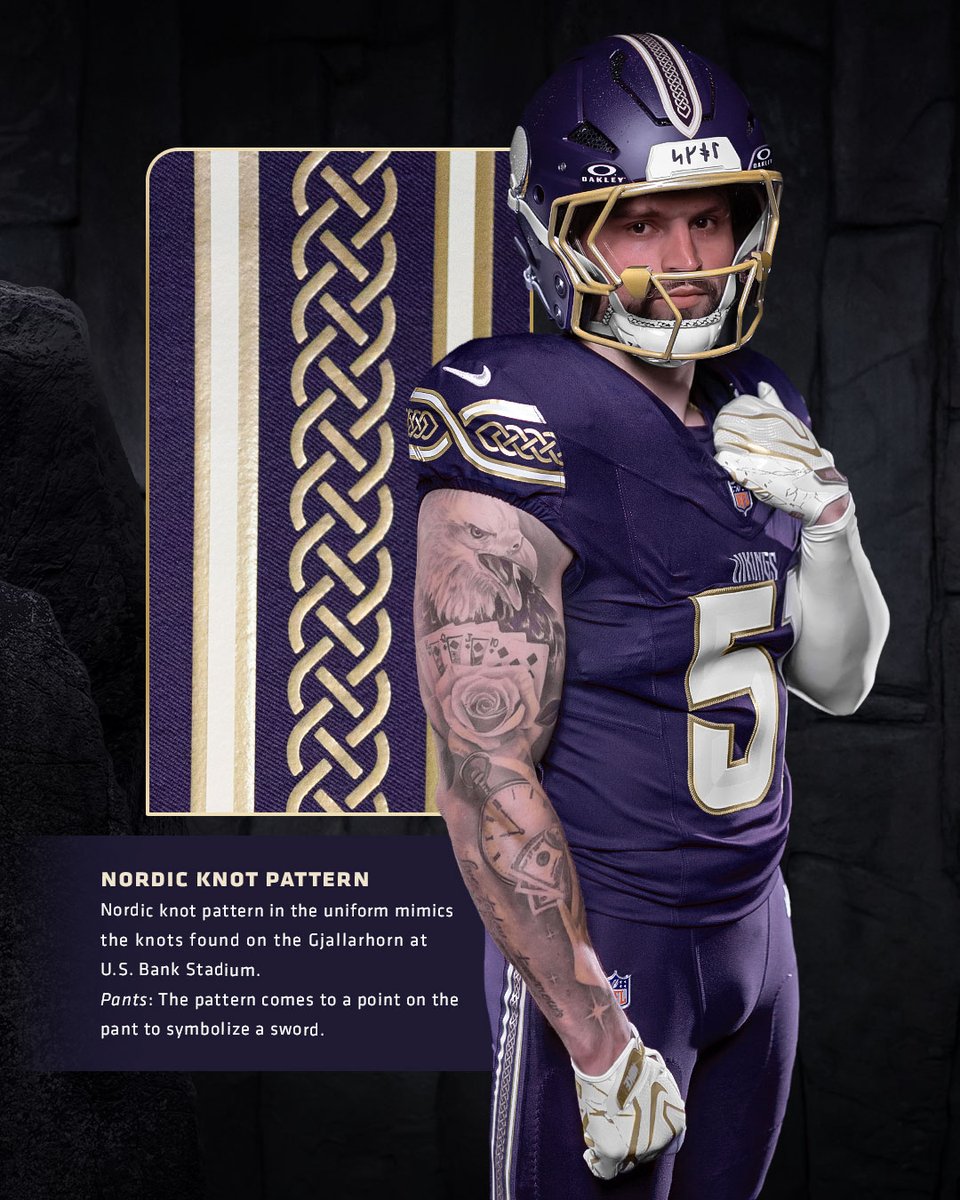 Vikings's tweet photo. All in the details 😈

https://t.co/h0zACZWDHy https://t.co/ZTwtJh35Q2