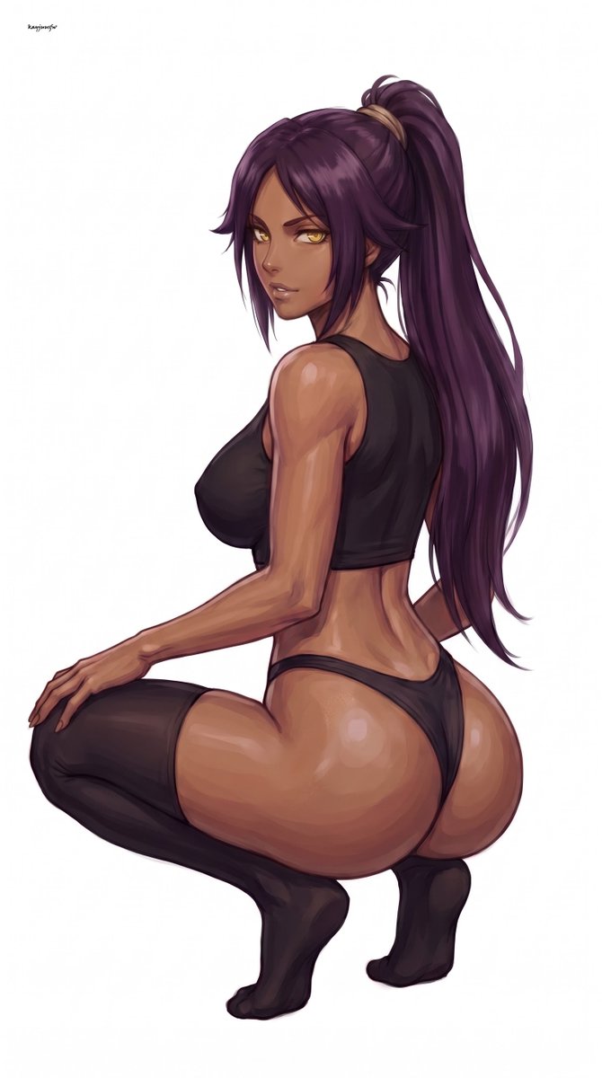 kayjuusfw_'s tweet photo. Yoruichi Shihoin Illustration https://t.co/WF3qeHDeyi