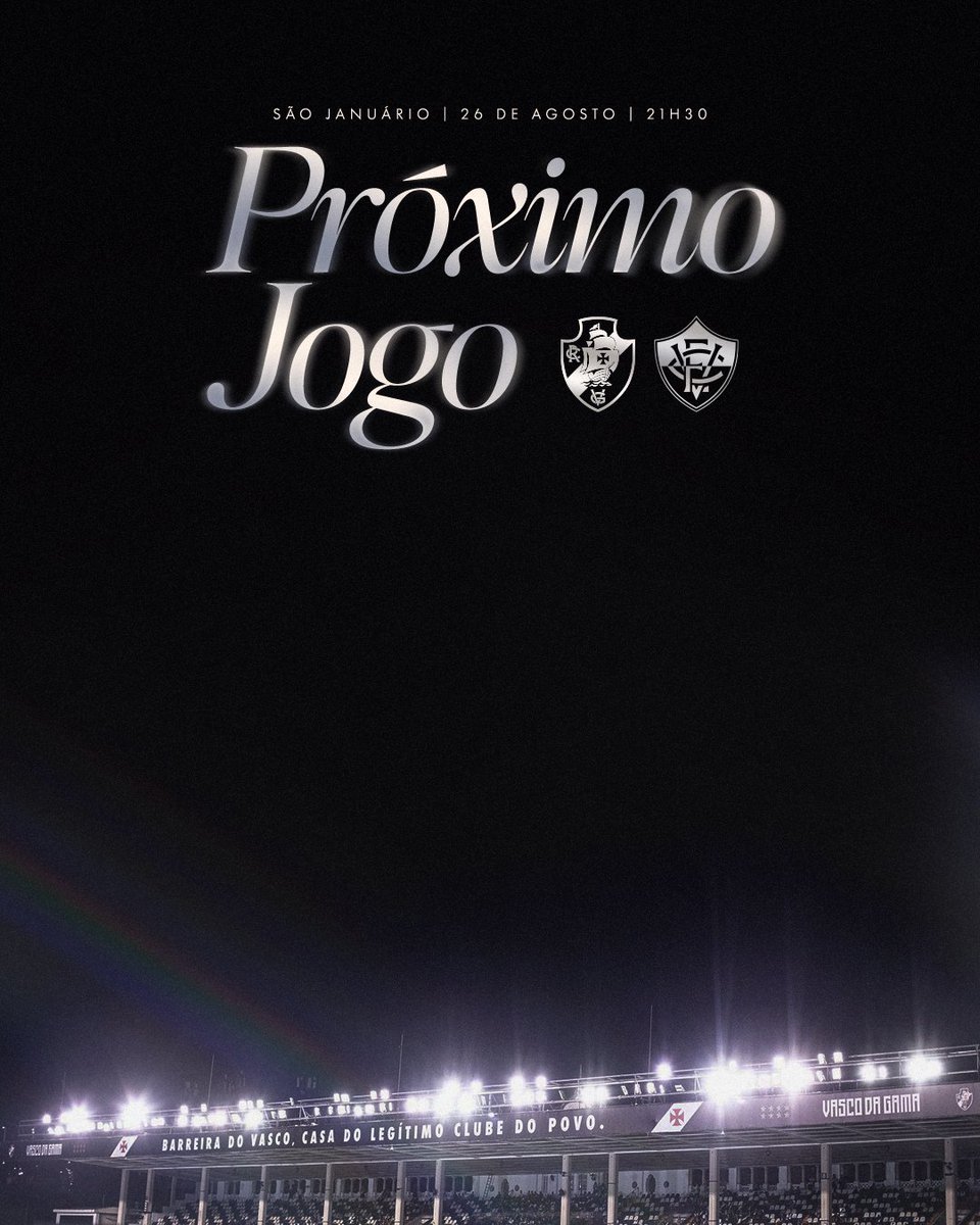 VascodaGama's tweet photo. 🔜 Amanhã é dia de Copa do Brasil! 💢

#VascoDaGama https://t.co/0YI14jQaRo