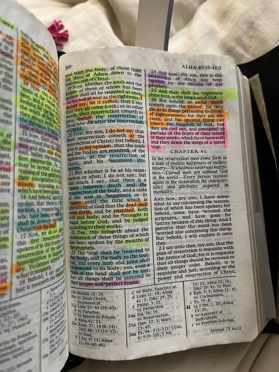 theNVOMI's tweet photo. #dailyscripturestudy | #alma

#thebookofalma
#almachapterthirtynine
#almachapterforty

#on #the #resurrection #spiritprison #thespacebetweendeathandchrist

#08252026 

#thechurchofjesuschristoflatterdaysaints | @Ch_JesusChrist @ComeUntoChrist 

#thebookofmormon | @thebookofmormon 

#scriptures #god #jesus #motherearth #wwjd #ette #ezekielfish #onefortyfour #kindnessistheREVOLUTION
#inaworldofevilbeINTERRUPTIVEINLOVE #peacemakers #peacekeepers #needed | #imtryingtobelikejesus | #love #equality #accountability #communication #forgiveness #effort #faith #works #atonementofjesuschrist