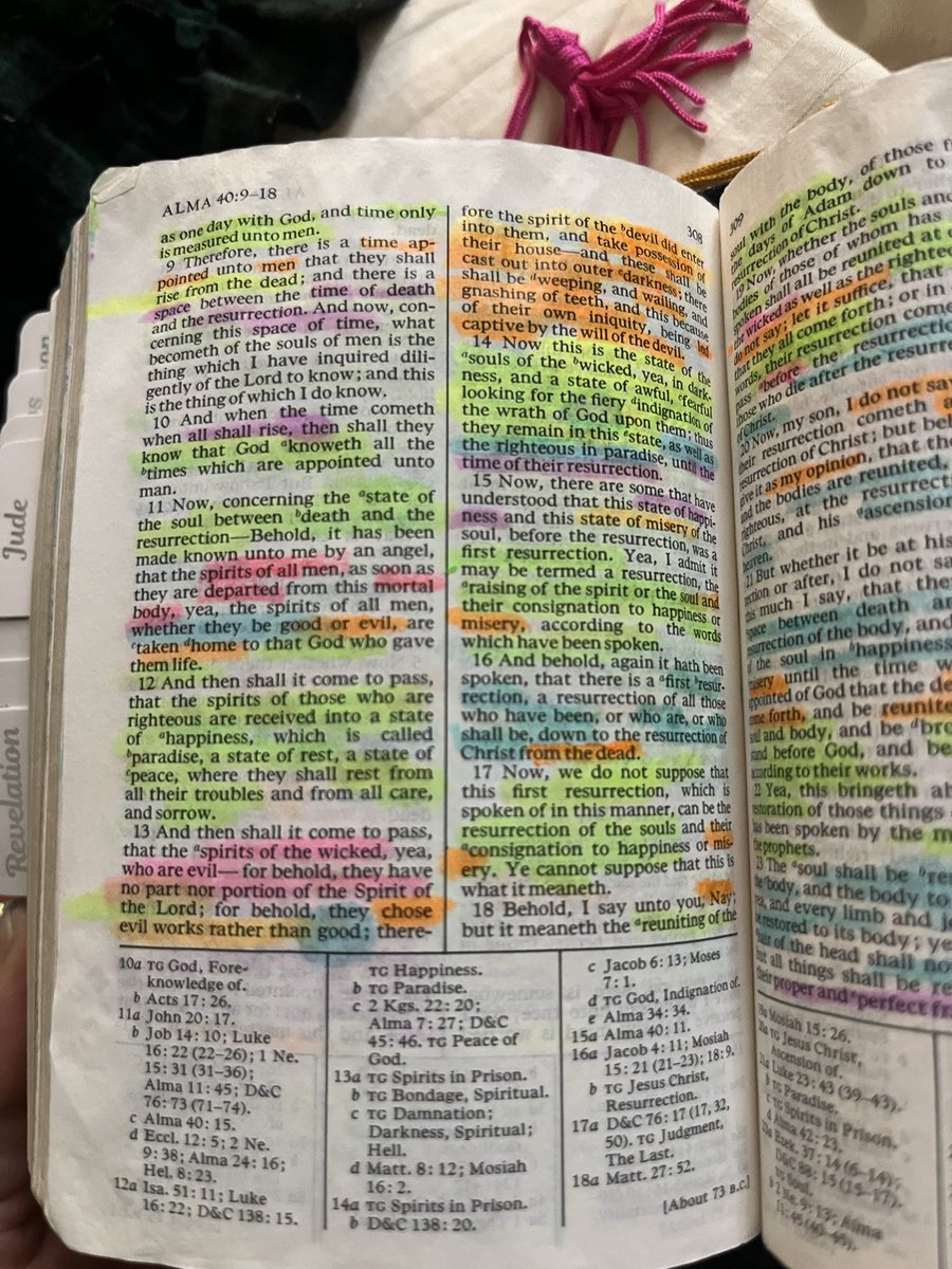 theNVOMI's tweet photo. #dailyscripturestudy | #alma

#thebookofalma
#almachapterthirtynine
#almachapterforty

#on #the #resurrection #spiritprison #thespacebetweendeathandchrist

#08252026 

#thechurchofjesuschristoflatterdaysaints | @Ch_JesusChrist @ComeUntoChrist 

#thebookofmormon | @thebookofmormon 

#scriptures #god #jesus #motherearth #wwjd #ette #ezekielfish #onefortyfour #kindnessistheREVOLUTION
#inaworldofevilbeINTERRUPTIVEINLOVE #peacemakers #peacekeepers #needed | #imtryingtobelikejesus | #love #equality #accountability #communication #forgiveness #effort #faith #works #atonementofjesuschrist