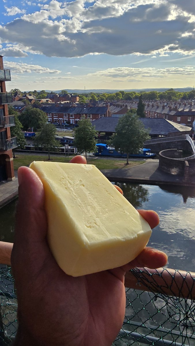 SamaHoole's tweet photo. Butter is the single most useful object in a kitchen and half the country is still frightened of it.

The excuse is always the same. Dairy does not agree with me.

Goat butter, then. White as chalk, milder than you expect, and none of the A1 protein most people are actually reacting to. No good? Sheep butter. Still no? Ghee, which is butter with the milk solids cooked out, leaving nothing behind to argue with. Still no? Cultured butter, where the bacteria have already eaten the lactose on your behalf.

Four doors. One of them opens. If none of them do, you do not have a dairy problem, you have a position.

The rest of the fear is inherited. A generation was talked out of the best fat in Europe by a committee, and talked into margarine: refined seed oil, hardened in a factory, deodorised because it stank, dyed yellow because grey does not sell, and marketed with a picture of a heart on the lid. The hardening process was pulled from the food supply four decades later, quietly, once the arguments got embarrassing. Nobody sent a letter.

Butter has never been withdrawn from anything. Butter has no lobby, no advert, no health claim on the wrapper, and two ingredients.

So put it everywhere.

In the pan before the eggs. Through the mince after it browns. In a slab on the steak while it rests. Stirred into the pan juices until there are no pan juices left, only sauce. On cold roast beef at eleven at night. In the coffee. Off a spoon in a dark kitchen, which is normal and I will not be discussing it further.

Then the heat comes. Enough butter and a chop and you start running like a small furnace, warm at rest, out in a jumper in November while everyone else has the heating on and a blanket.

Butter has lowered your gas bill. Butter has killed the four o'clock snack, so butter has fixed your willpower. Butter has ended a fifteen year war over what the children will eat. Butter has improved your marriage, because nobody is hungry at six. Butter has resolved the dispute with next door, because a man radiating quiet warmth does not care about a hedge.

Buy the good stuff. Buy far more of it than feels reasonable. Put the dish back in the middle of the table where it lived for four hundred years, and let anyone who has a problem with it explain themselves.