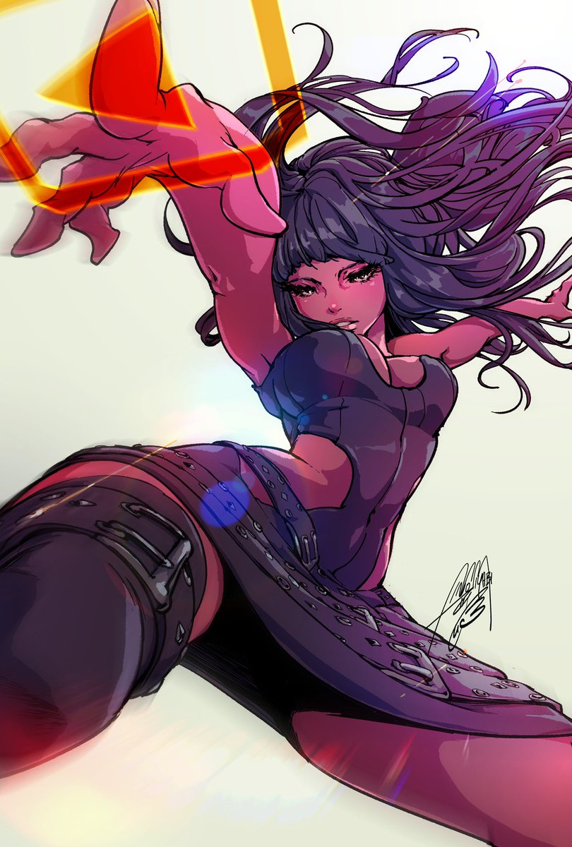 minomiyabi's tweet photo. PRESS PLAY &amp; We’re never gonna stop!▶️👆 
Dropping a new art to celebrate🔥
#LISA #ALTEREGO #comic #minomiyabi https://t.co/xZ78feGzKE