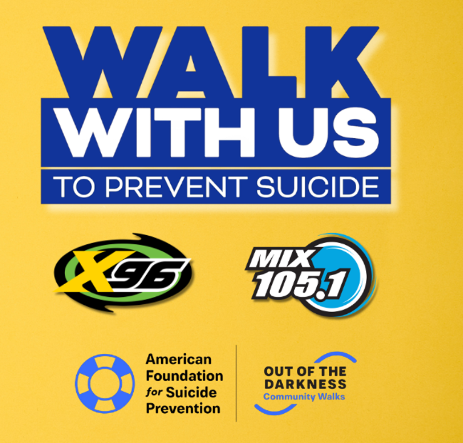 MIX1051Utah's tweet photo. 💙 Join Mix 105.1 for the Out of the Darkness Walk on September 5 at Veterans Memorial Park!
Together, we can raise awareness, show support, and help bring hope to those affected by suicide. 💙
📍 Veterans Memorial Park
🕘 Check-in: 9 AM
📅 September 5
Register today! https://t.co/amSznqPn29