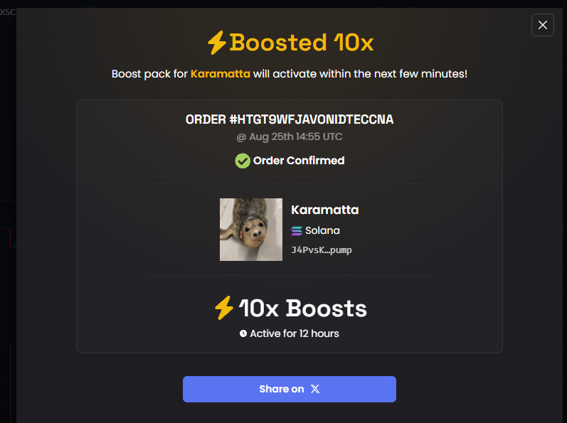 karamatta730's tweet photo. 10X BOOST IS LIVE 🚀🦭

Let’s push $KARAMATTA higher and help support the rescue center that gave Karamatta a second chance.

This is what a real community should look like — growing together and giving back. 💙 https://t.co/RkqlPmkKKf