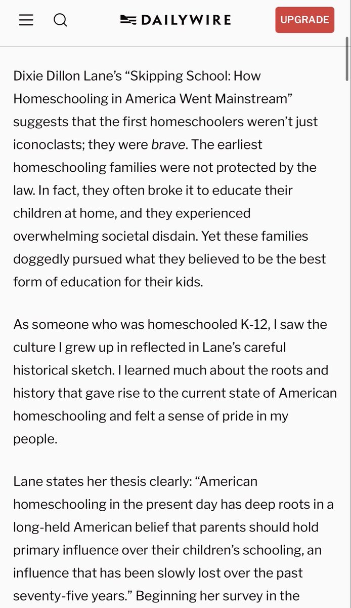 newguardpress's tweet photo. Chesterton Fellow @CobbsCooper reviews a new book on the homeschooling movement’s history by @DixieDillonLane in @realDailyWire! 

Link in the replies! ⬇️ https://t.co/TsICgUHZum