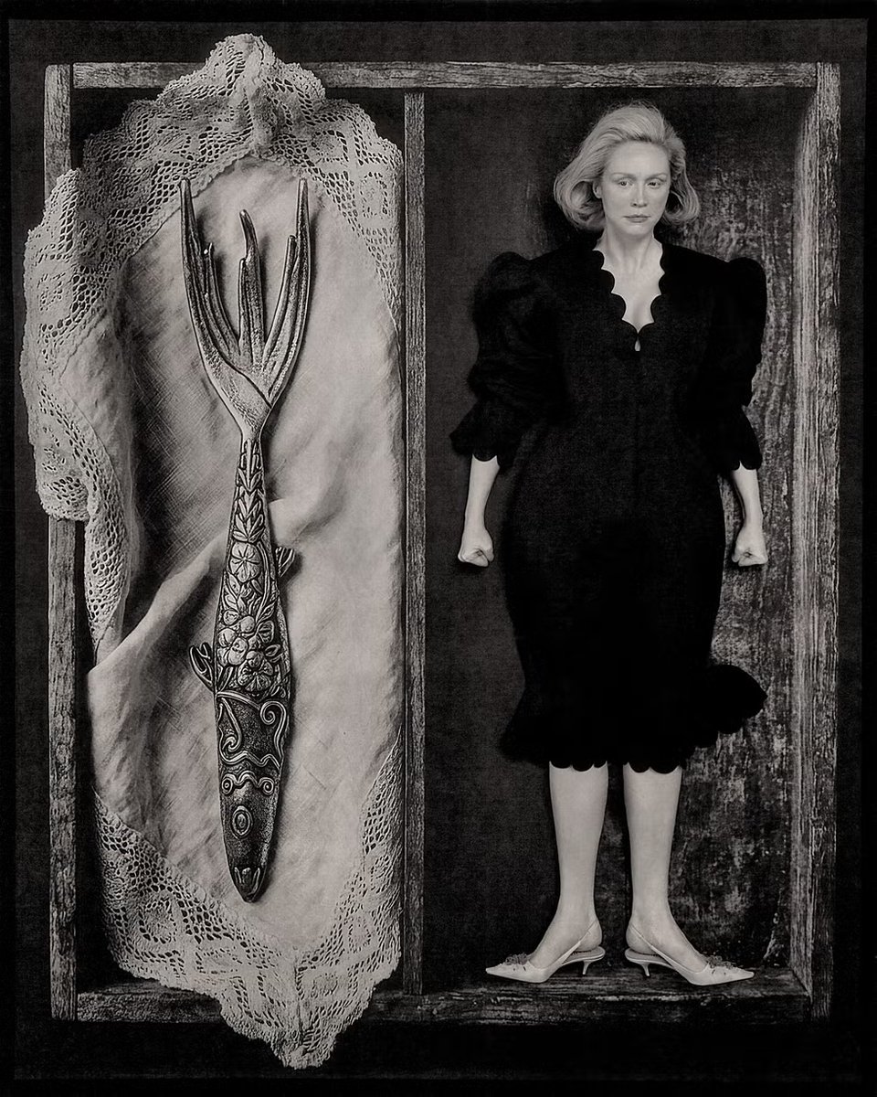 silvianap_cw's tweet photo. THREAD PART 1 🖌️ 
Gwendoline Christie &amp; Szilveszter Makó together again in a new photoshoot 2 yrs after the previous one, for an immersive event during New York Fashion Week (Sept 8-12, 2026).
Full article: https://t.co/yMk77YTpxF

MORE PICS BELOW! 👇🏻

#GwendolineChristie 💙 https://t.co/g52k70itah